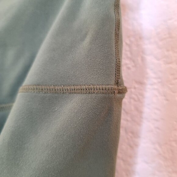 Yunoga Leggings Womens Medium Green Skinny 7/8 Length Gym Workout Yoga Ladies - Picture 12 of 12